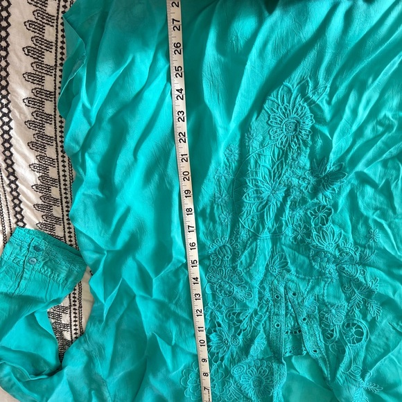 Johnny was Turquoise Tunic - Picture 9 of 9